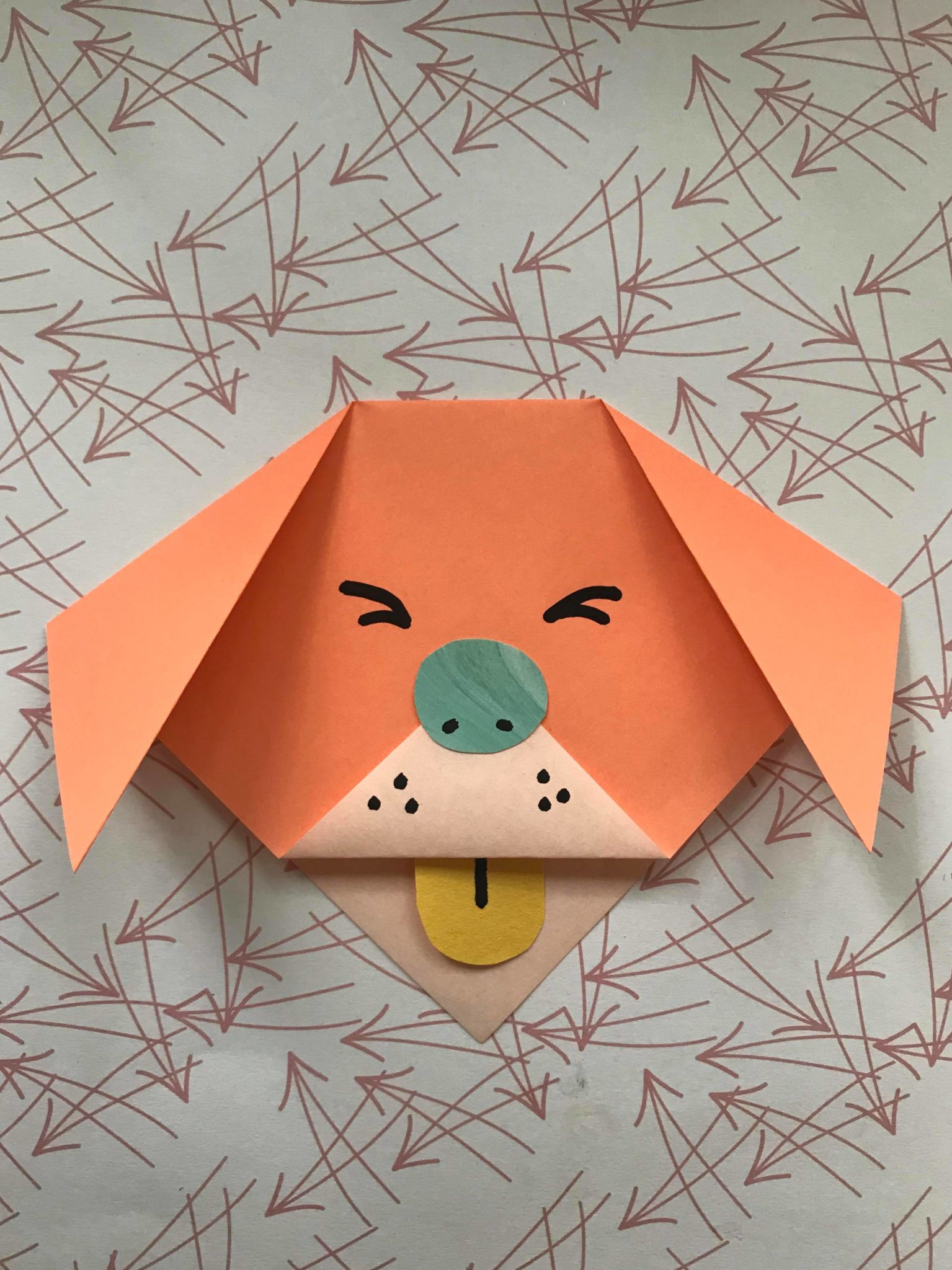Easy Origami Dog SCYAP