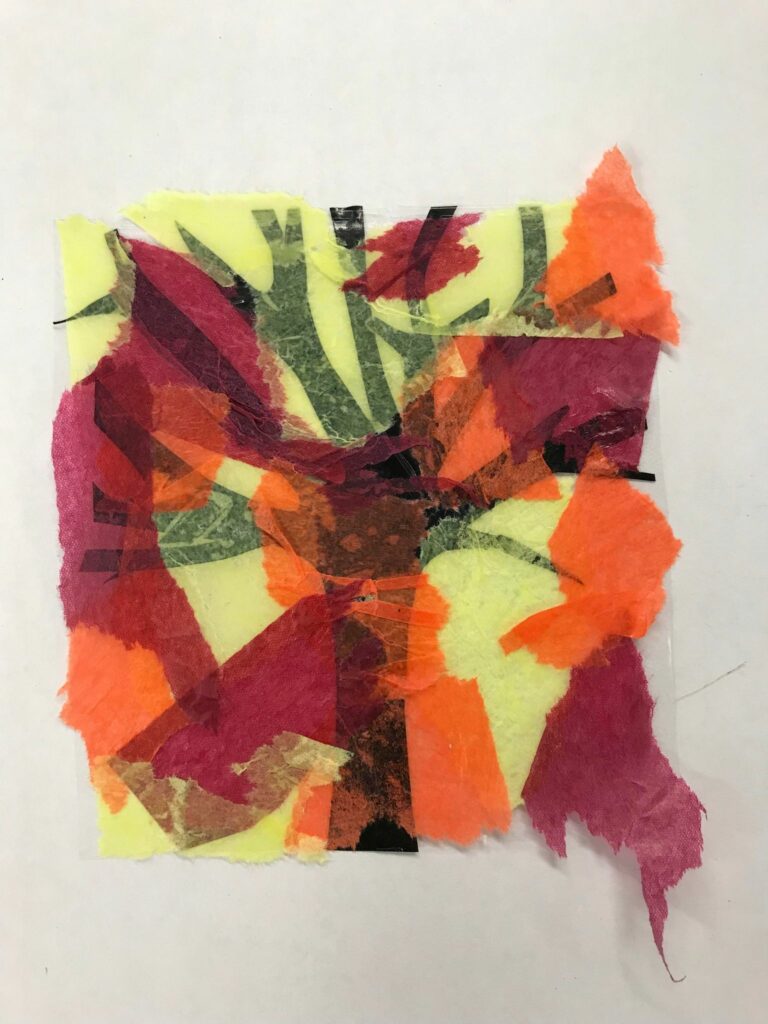 DIY Paper Bag Paintings – Kids Fall Craft – Mixed Media Art for Kids